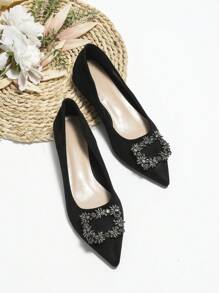 Zapatos de mujeres , resorte con verano de moda , casual con cómodo - Negro - Ver 4