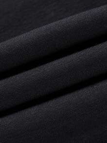 Men Letter Graphic Tee - Black - View 4