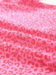 DOKOTOO Allover Print Puff Sleeve Blouse - Pink - View 7