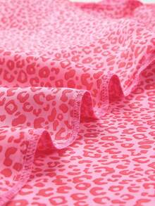 DOKOTOO Allover Print Puff Sleeve Blouse - Pink - View 8