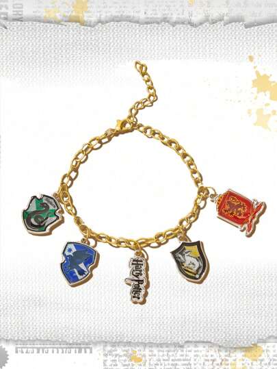 Harry Potter | ROMWE 1 Stück Kettenarmband Fashion Zinklegierung, Buchstaben Grafik, Für Frauen Für Tägliche Dekoration