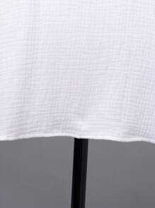 SHEIN Adolescent Garçon À Bouton Manches Pattes Chemise & Short