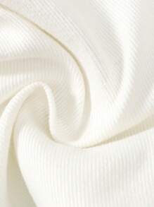 Baby Boy Button Detail Straight Leg Jeans - White - View 3