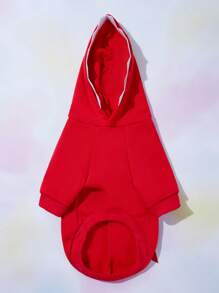 PETSIN 1 Miếng Thú cưng Hóa trang Cá mập Hoodie - Đỏ - Xem 5