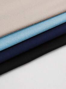 SHEIN Unity Áo ba lỗ ngắn cổ tròn ôm sát màu trơn đơn giản dành cho nữ, mùa hè - Nhiều màu - Xem 5