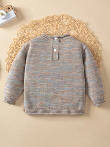 女嬰段染套頭毛衣 - 彩色 - 查看 2