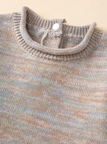 女嬰段染套頭毛衣 - 彩色 - 查看 3