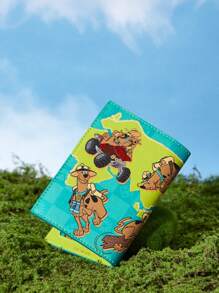 SCOOBY-DOO X SHEIN 1pc Cartoon Dog Pattern Pu Passport Holder, Fits Passport & Boarding Pass, 2 Card Slots, Suitable For Men, Women, Teens, Travel - Multicolor - View 7