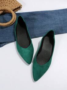 Women's Comfortable Flat Shoes For Spring And Summer Casual Wear - Green - View 6