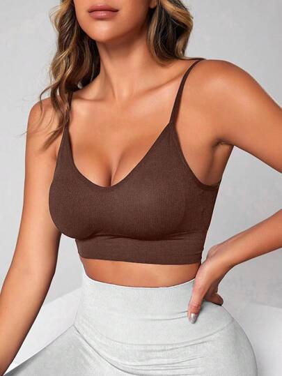 Easithlete Solid Cami Sports BH