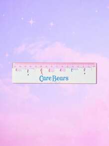 ROMWE X Care Bears 1pc Cartoon Bear Graphic Acrylic Ruler, School - Multicolor - View 2