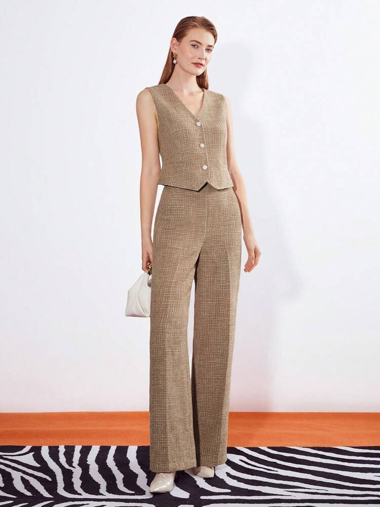 TWEED POCKET WAISTCOAT