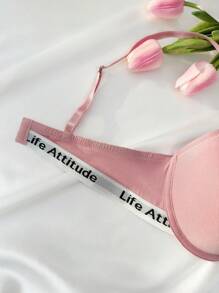 3pcs Băng Letter Áo ngực đẩy - Nhiều màu - Xem 5