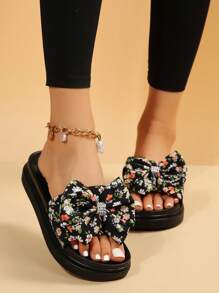 Dày Đế Dép đi trong nhà , Đúng mốt Và Linh hoạt Đối với Các hoạt động ngoài trời In Mùa hè - màu đen - Xem 1