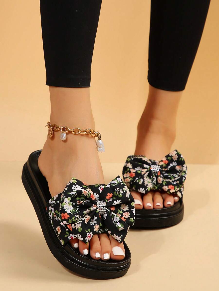 Dày Đế Dép đi trong nhà , Đúng mốt Và Linh hoạt Đối với Các hoạt động ngoài trời In Mùa hè - màu đen - Xem 1