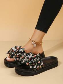 Dày Đế Dép đi trong nhà , Đúng mốt Và Linh hoạt Đối với Các hoạt động ngoài trời In Mùa hè - màu đen - Xem 3