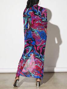 Slaydiva In Toàn bộ Nút phía trước Váy bodycon - Nhiều màu - Xem 2