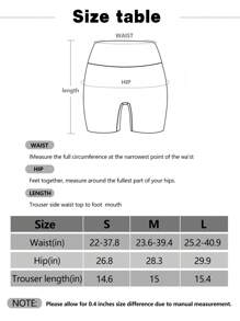 Easithlete 宽腰带运动短裤无缝瑜伽短裤提臀短裤