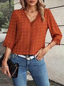 EMERY ROSE 女士衬衫 - 棕色 - 查看 5