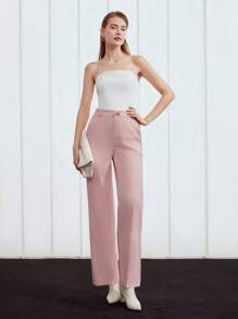 MOTF PREMIUM PRESS-CREASE SUIT TROUSERS - Dusty Pink - View 5