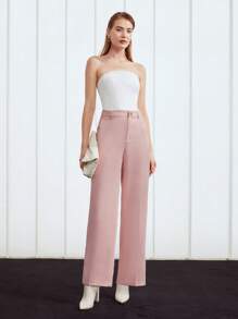 MOTF PREMIUM PRESS-CREASE SUIT TROUSERS - Dusty Pink - View 6