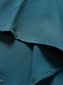 Manfinity Mode Men Solid Button Up Shirt - Teal Blue - View 4