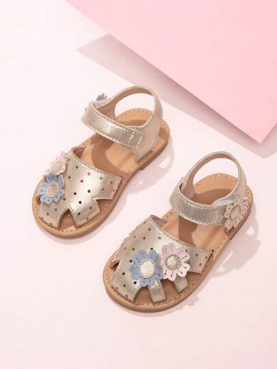 1pair Cute, Soft And Comfortable Baby Sandals For Spring/Summer