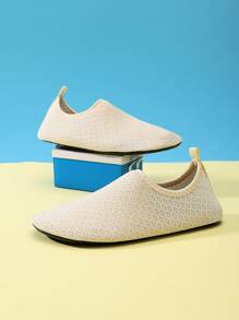 Zapatillas de agua para niños unicolor playa - Beis - Ver 2