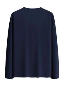 Manfinity Homme Men Animal Print Drop Shoulder Tee - Blue - View 2