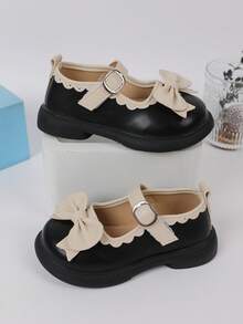 Zapatos planos de niños primavera/verano de moda , casual con cómodo - Negro - Ver 6