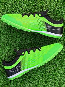 Children's Fashionable Color Block Lace-up Soccer Shoes Sports Shoes - Multicolor - View 4