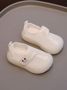 Infantil con patrón de dibujos animados Gancho & bucle cierre Zapatillas deportivas Bebé Zapatos deportivos - Blanco - Ver 3