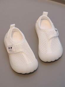 Infantil con patrón de dibujos animados Gancho & bucle cierre Zapatillas deportivas Bebé Zapatos deportivos - Blanco - Ver 6