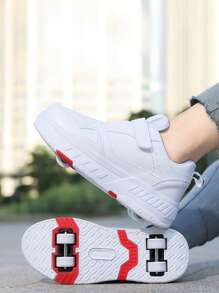 Bốn Bánh xe Cải tiến Sự ổn định Giày Trượt patin Đối với Khỏe mạnh - trắng - Xem 1