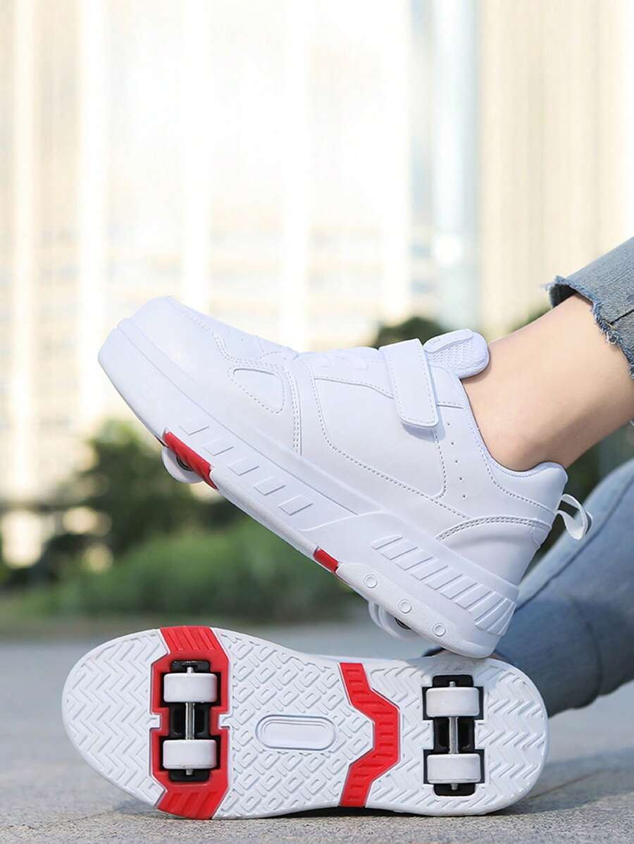 Bốn Bánh xe Cải tiến Sự ổn định Giày Trượt patin Đối với Khỏe mạnh - trắng - Xem 1