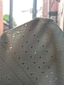 SHEIN Privé 圓點燈籠袖連身背心 - 白色 - 查看 7