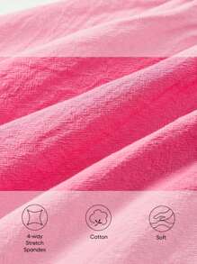 Cozy Pixies Baby Girl Floral Print Ruffle Trim Smock Dress - Pink - View 7