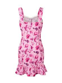 SHEIN Unity Floral Print Ruched Ruffle Hem Cami Dress - Multicolor - View 2