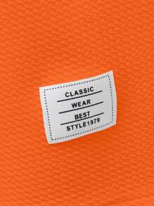 SWAVVY Men Solid Tank Top - Orange - View 3