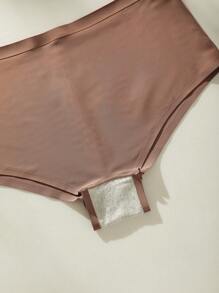 SHEIN Kích thước lớn 5 gói Đồ họa Chữ cái Nhiều màu Căng cao Thoải mái Quần nữ - Nhiều màu - Xem 3