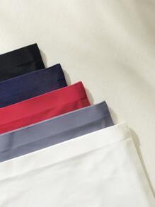 Plus 5pack Solid Simple Panty - Multicolor - View 4