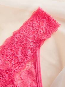 3packs Floral Lace Bra & Panty Lingerie Set