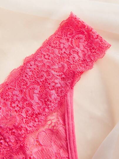 3packs Bloemen Kanten BH Slipje Lingerie Set view 5