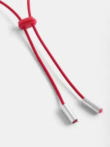 NAFA STREET FIVE Crop Bluse mit Einfarbig Schnürung vorne,