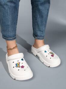 New Arrival Fashionable Versatile Breathable Hollow Out Shoes For Women, Anti-slip Beach & Pool Slippers - White - View 4