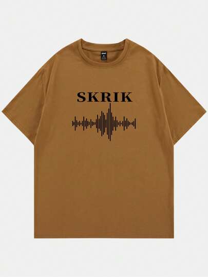 Street Life Guys Letter & Picture Print Tee