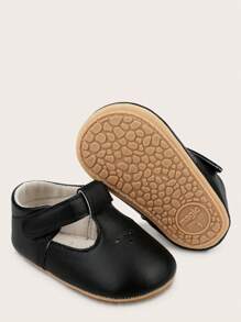 Spring And Autumn Infant Girl Anti-Slip Soft Bottom Walking Shoes 0-1 Year Old - Black - View 2