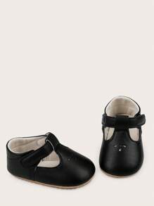 Spring And Autumn Infant Girl Anti-Slip Soft Bottom Walking Shoes 0-1 Year Old - Black - View 5