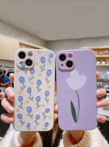 Bộ 3 ốp lưng điện thoại chống rơi họa tiết hoa, tương thích với iPhone 15/15Pro/15Plus/15Promax, phiên bản quốc tế, không phải phiên bản nội địa. - Nhiều màu - Xem 3
