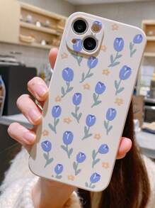 Bộ 3 ốp lưng điện thoại chống rơi họa tiết hoa, tương thích với iPhone 15/15Pro/15Plus/15Promax, phiên bản quốc tế, không phải phiên bản nội địa. - Nhiều màu - Xem 4